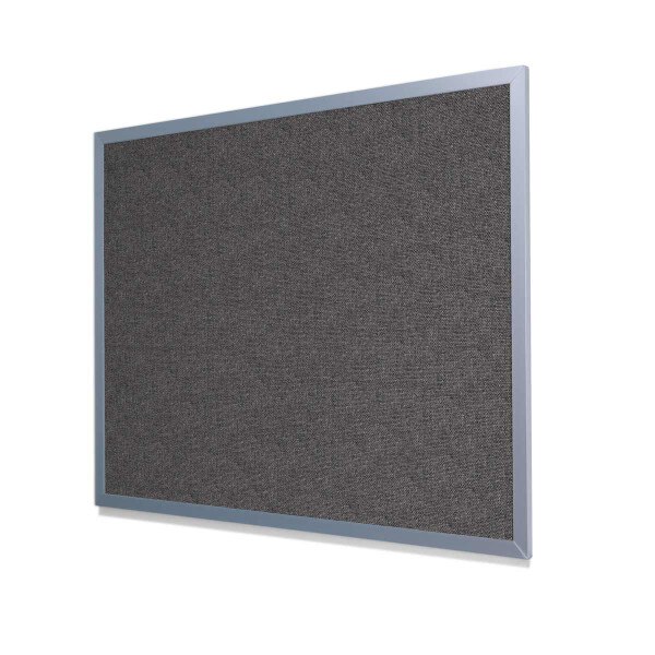 Guilford of Maine FR701 Medium Grey Cork Board with Light Aluminum Frame